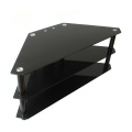 Tempered Glass/Aluminum Frame TV Cabinet/Glass TV Stand